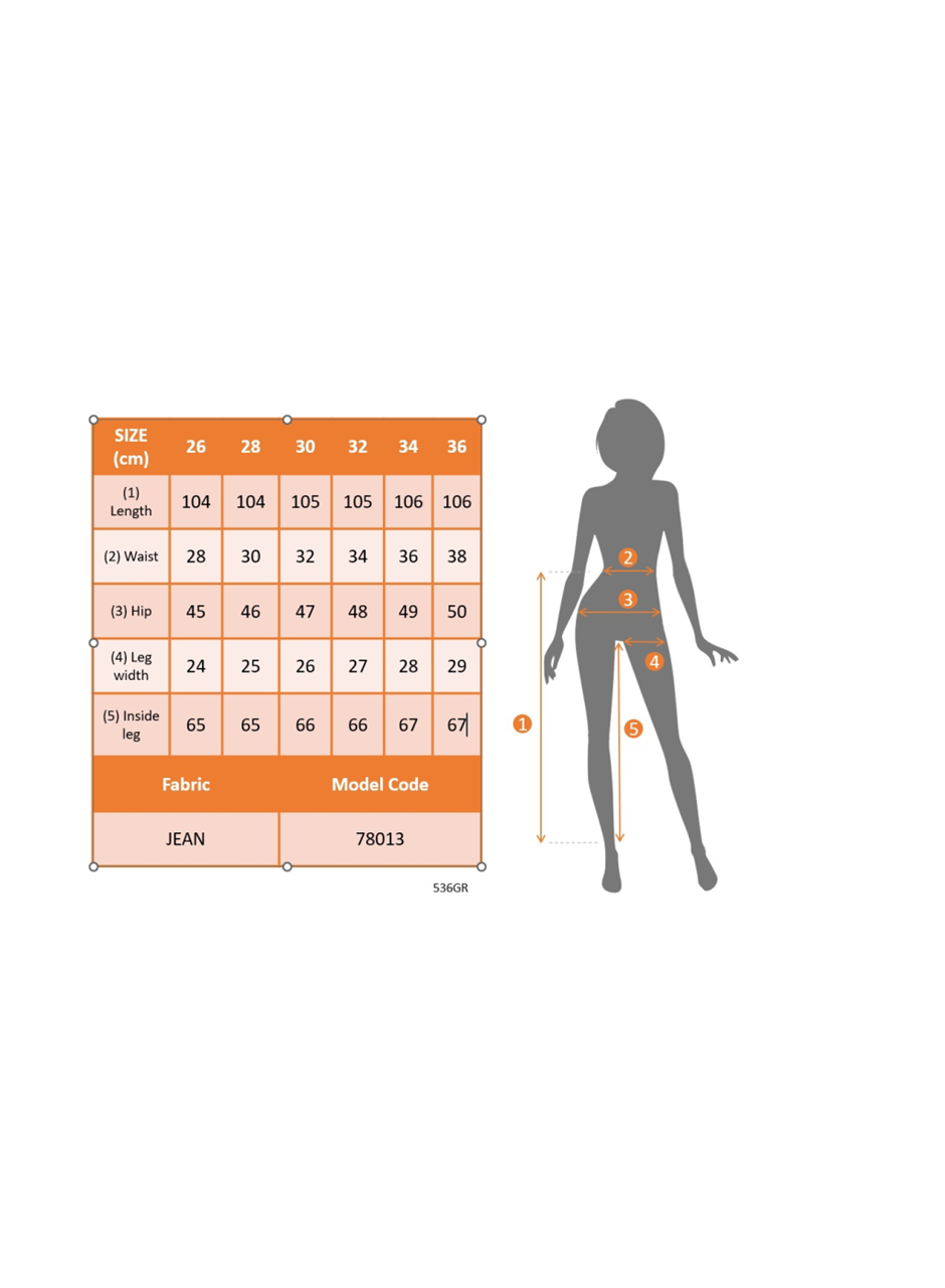 Kadın Yüksek Belli önden Düğmeli Yırtık Detaylı Kot Pantolon