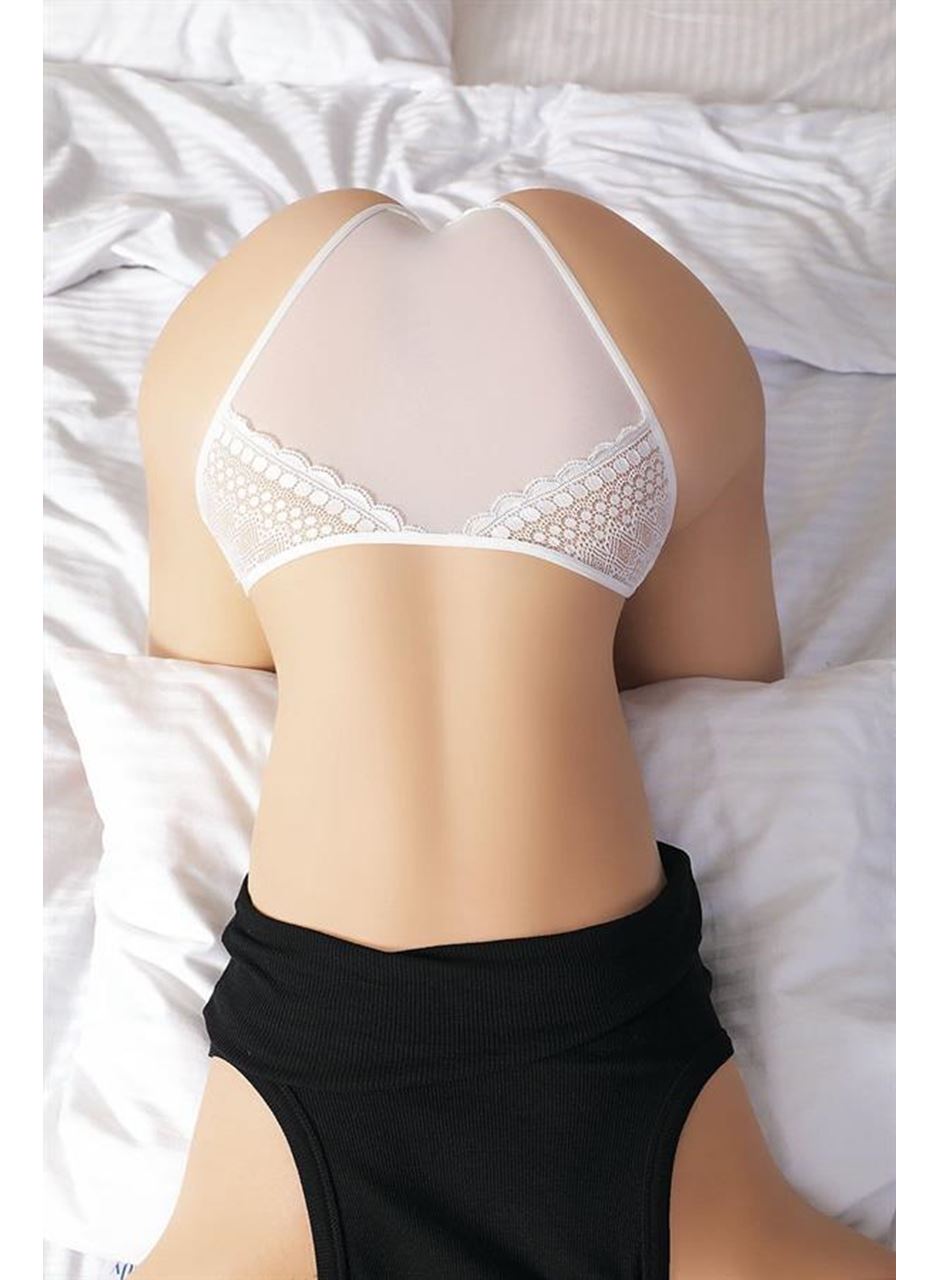 Transparan Dantel Detaylı Beyaz Külot