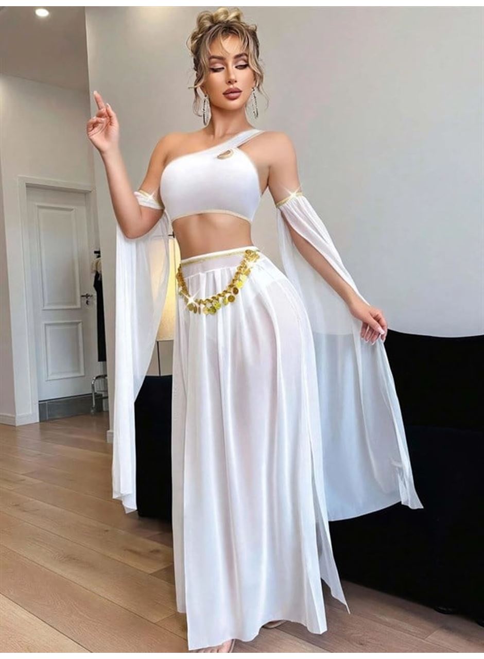 Özel Tasarım Beyaz Harem Kostümü