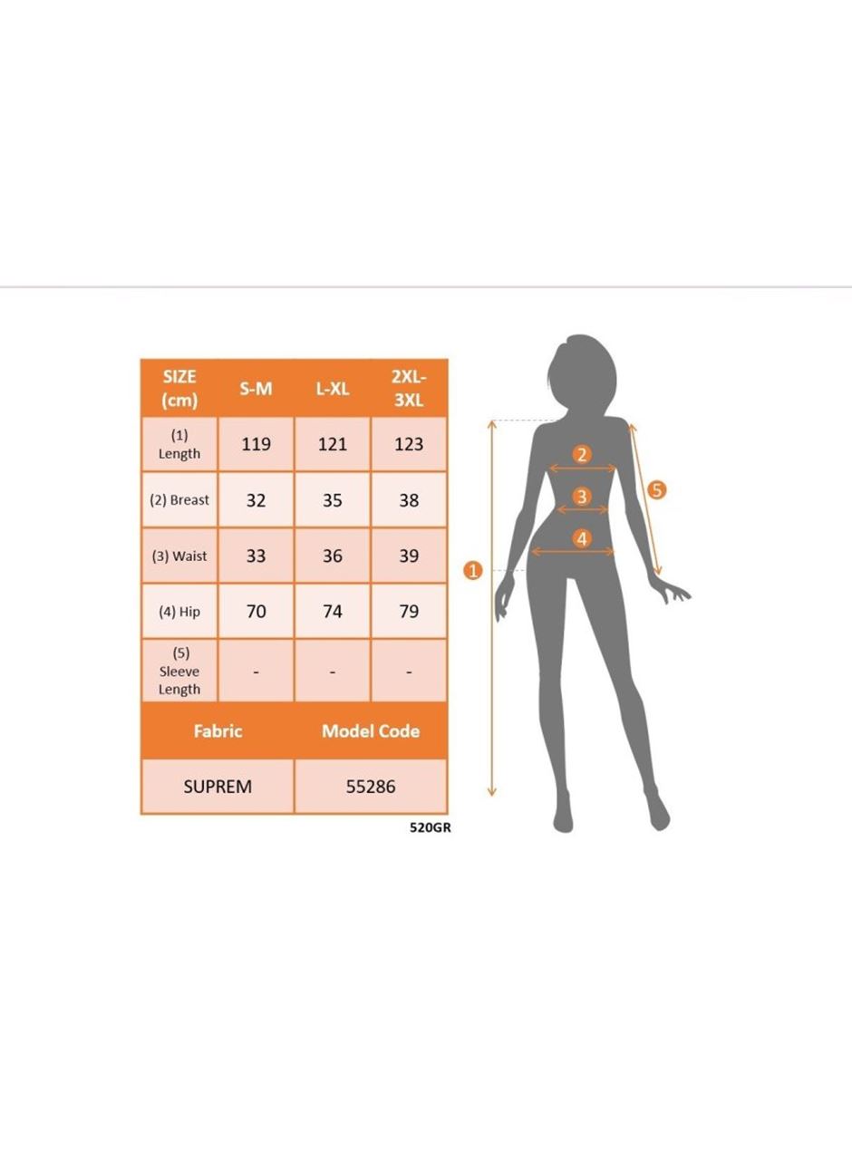 Kadın Madonna Yaka Göğüs Lastikli Yırtmaçlı Uzun Desenli Süprem Elbise