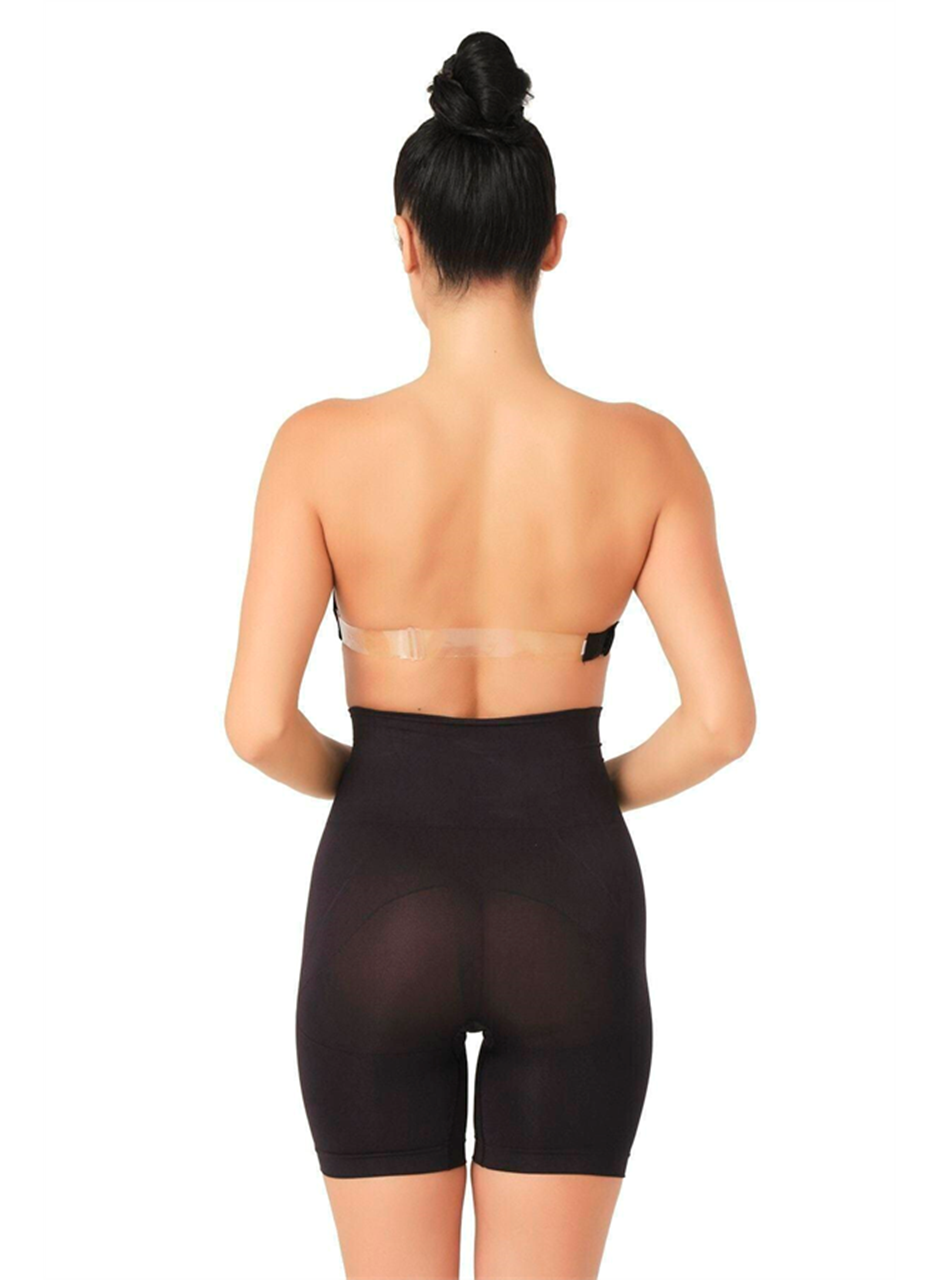 Siyah MI Emay 2017 Düşük Bel Double Pantalon Korse