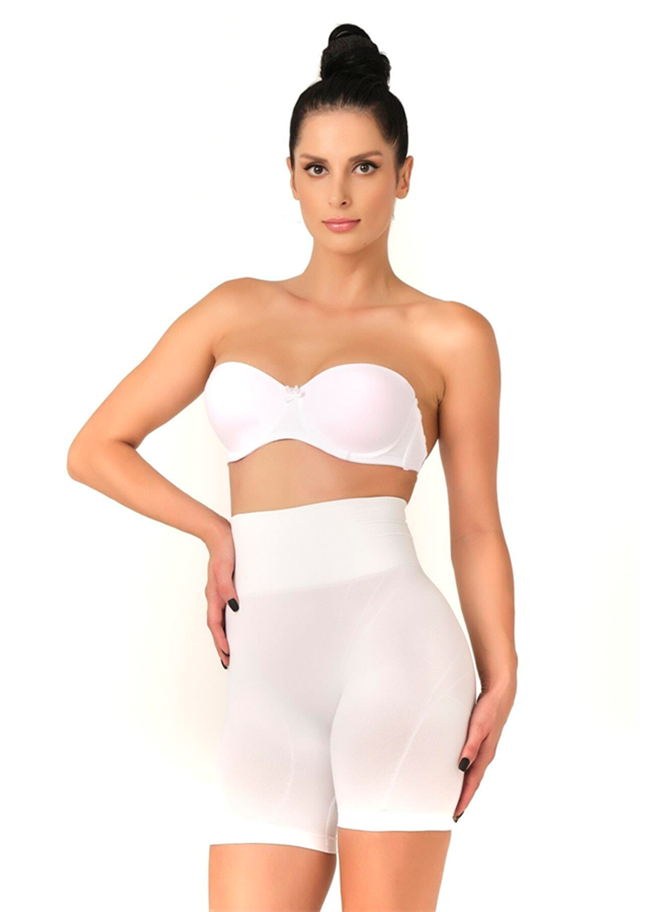 Beyaz MI Emay 2017 Düşük Bel Double Pantalon Korse