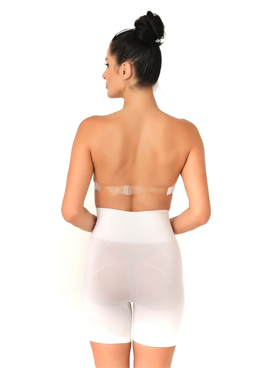 Beyaz MI Emay 2017 Düşük Bel Double Pantalon Korse