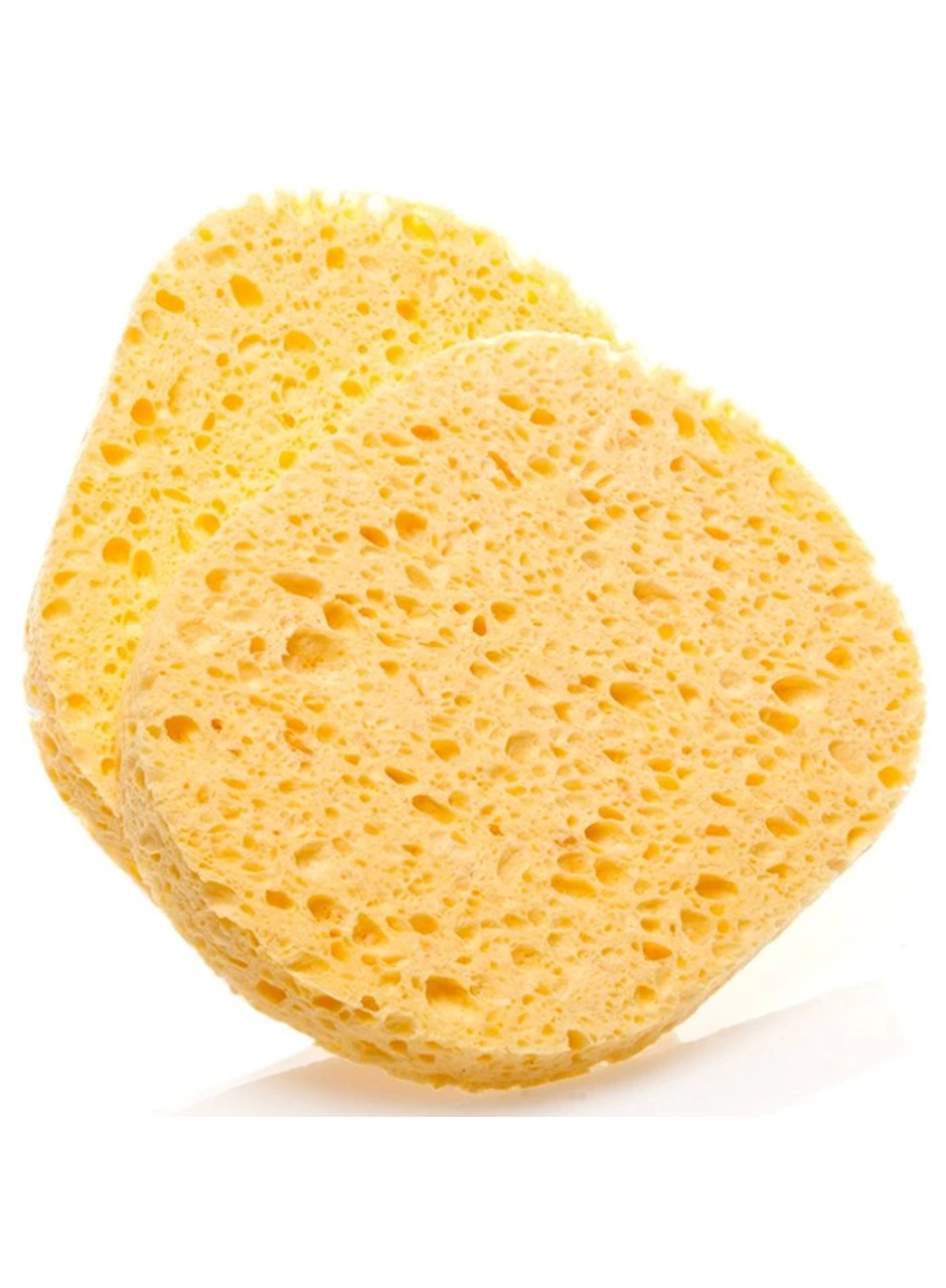 2'li Sarı Yüzlü Makyaj Temizlem Süngeri (