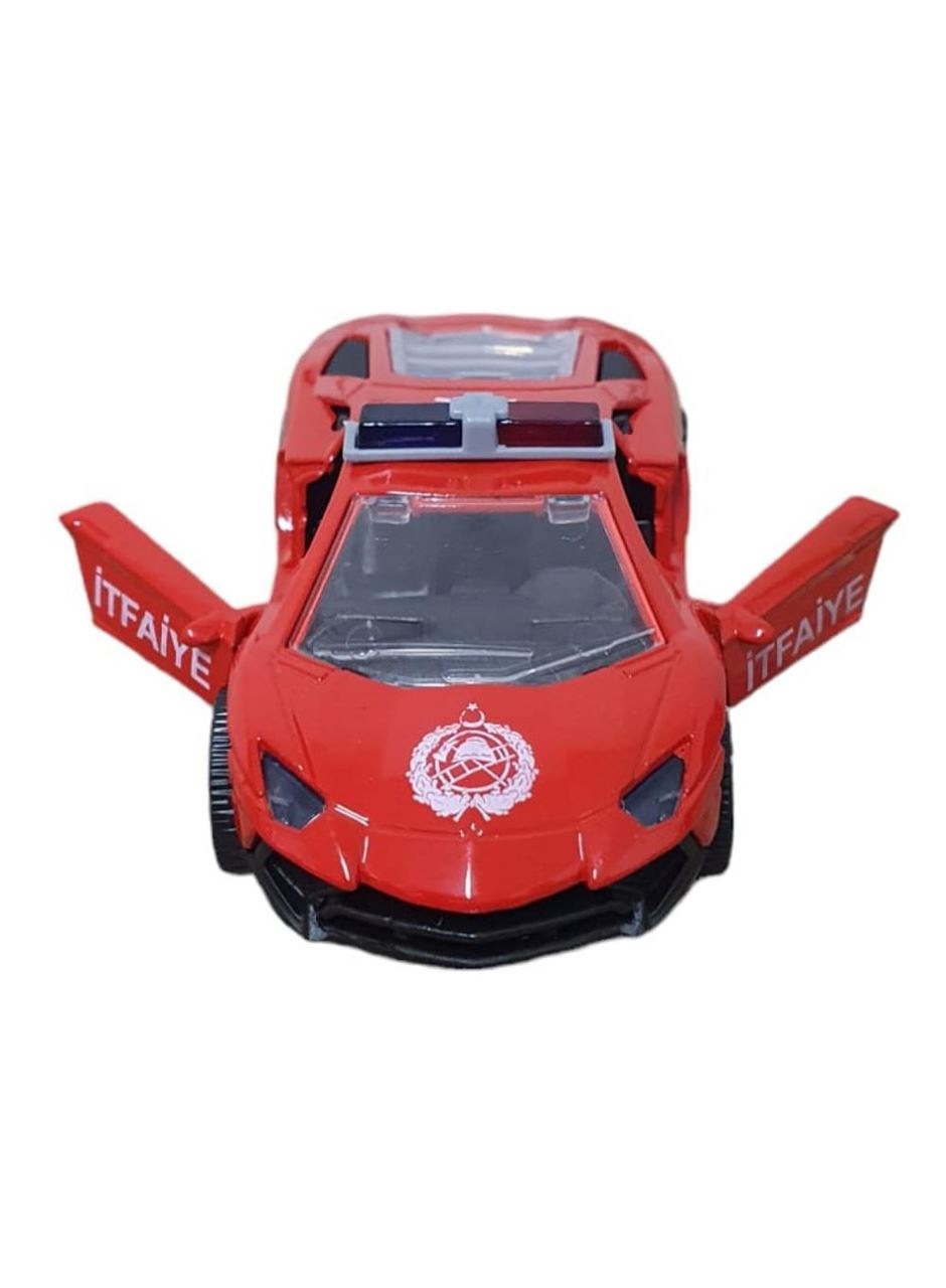 Çek Bırak Metal Araba Lamborgini - ILK003 - İtfaiye