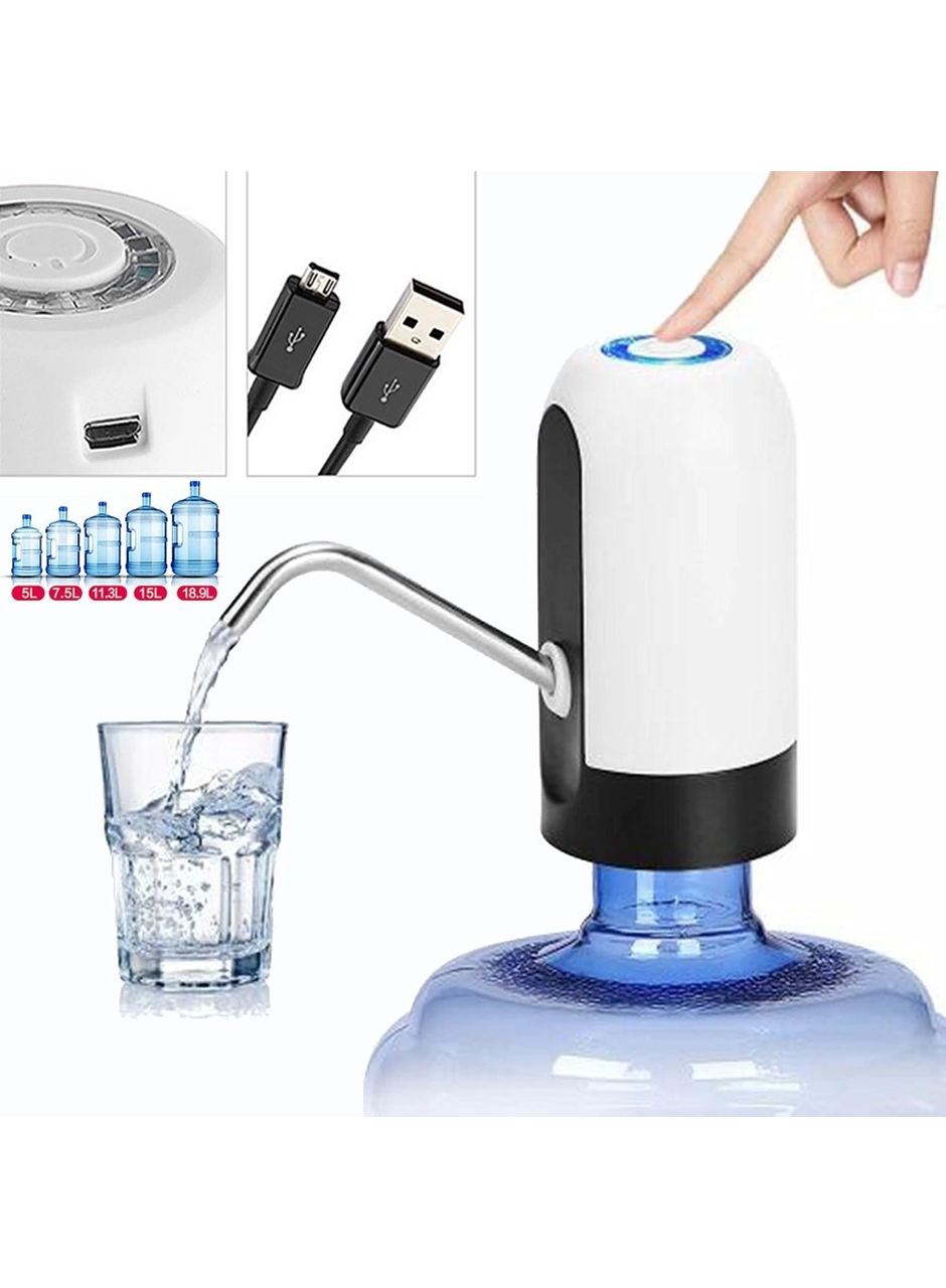 Kampta Piknikte Yazlıkta Şarjlı Damacana Otomatik Su Pompası (