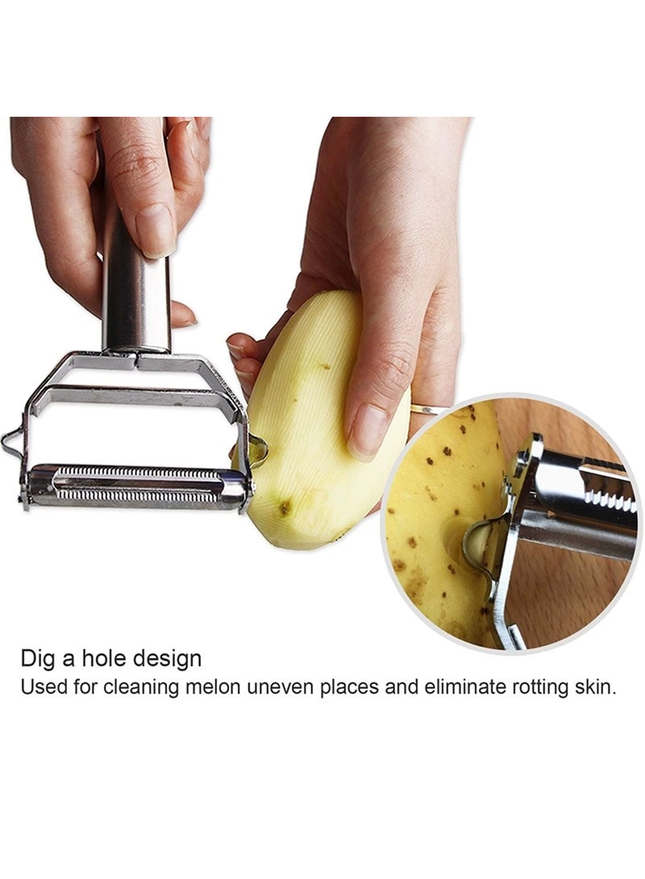 Çift Taraflı Pratik Meyve Sebze Soyucu Doğrayıcı (