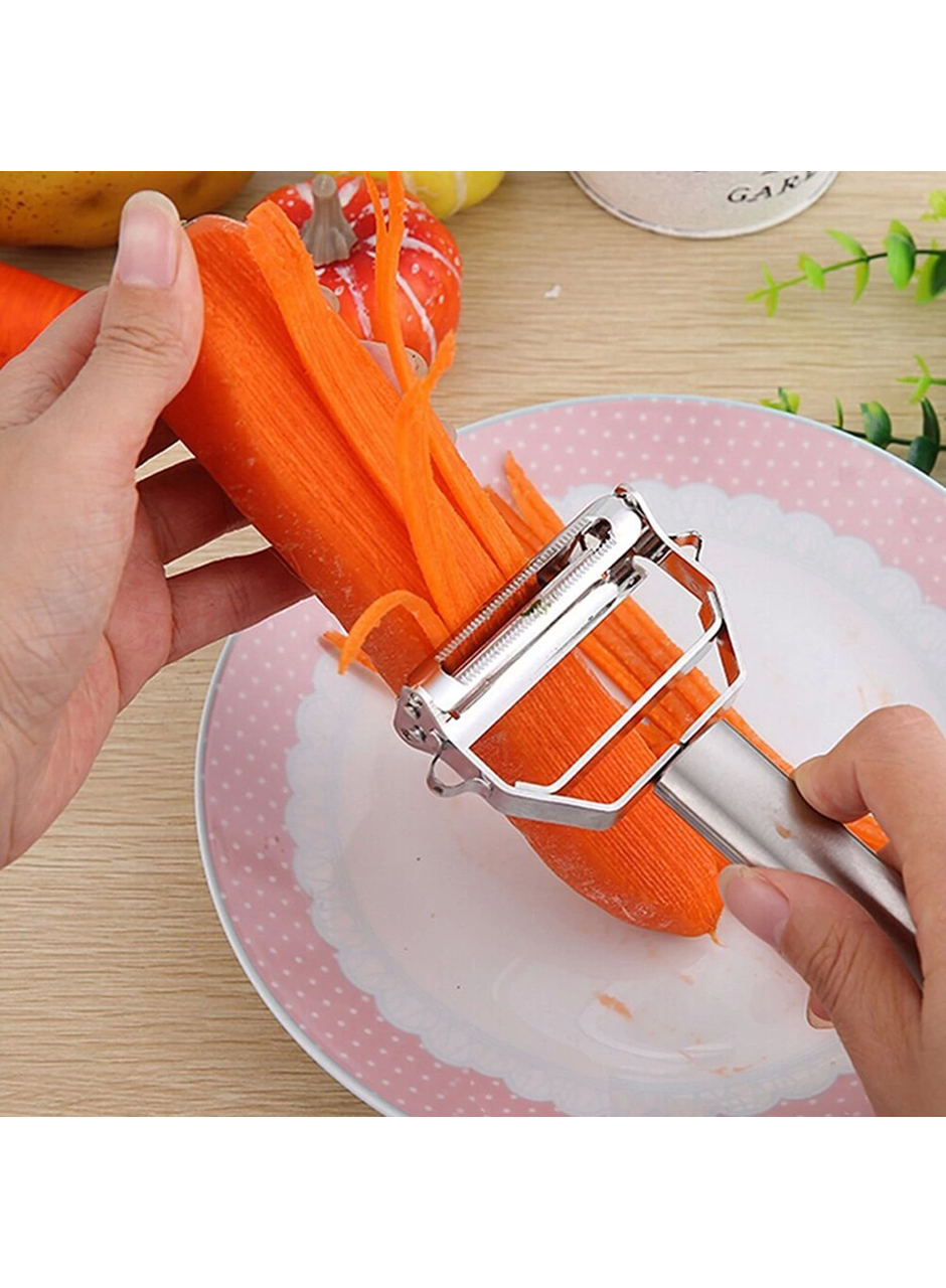 Çift Taraflı Pratik Meyve Sebze Soyucu Doğrayıcı (