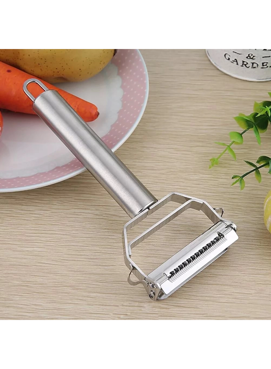 Çift Taraflı Pratik Meyve Sebze Soyucu Doğrayıcı (