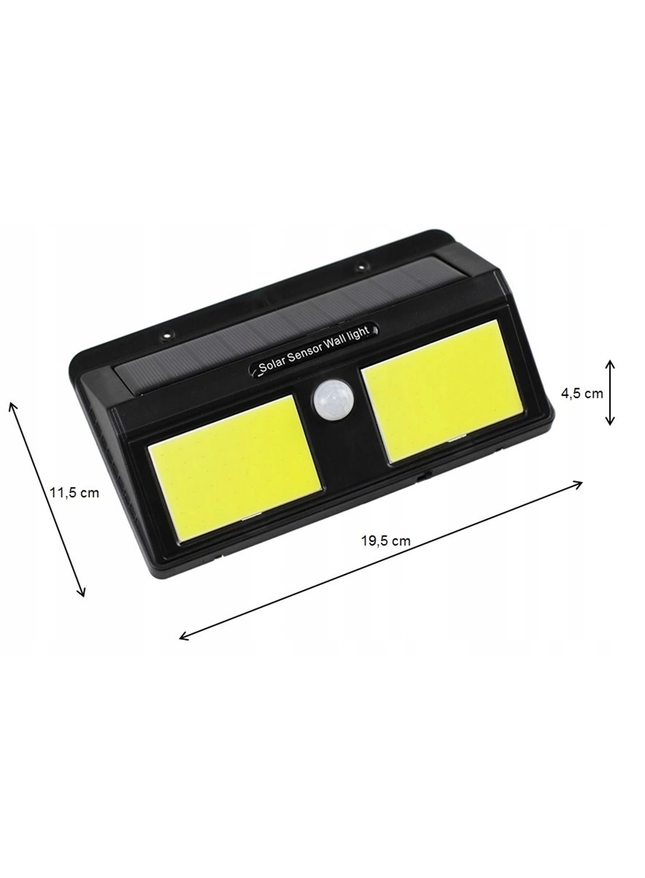 Solar Güneş Enerjili Sensörlü 96 Cob Led Aplik Duvar Tipi Led Lamba (