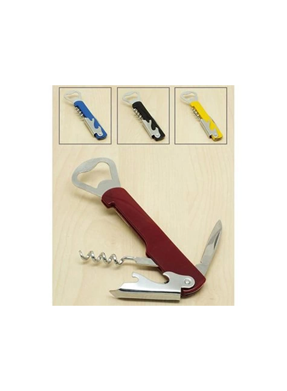 Çok Amaçlı ve Kullanışlı Metal Tirbişon - Açacak 4 Fonksiyonlu (