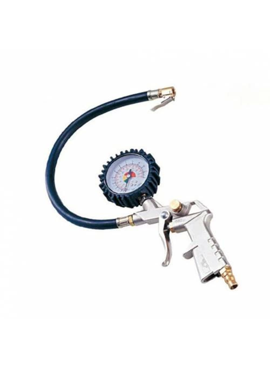 Basınç Göstergeli Lastik Şişirme Tabancası Hava Saatli (