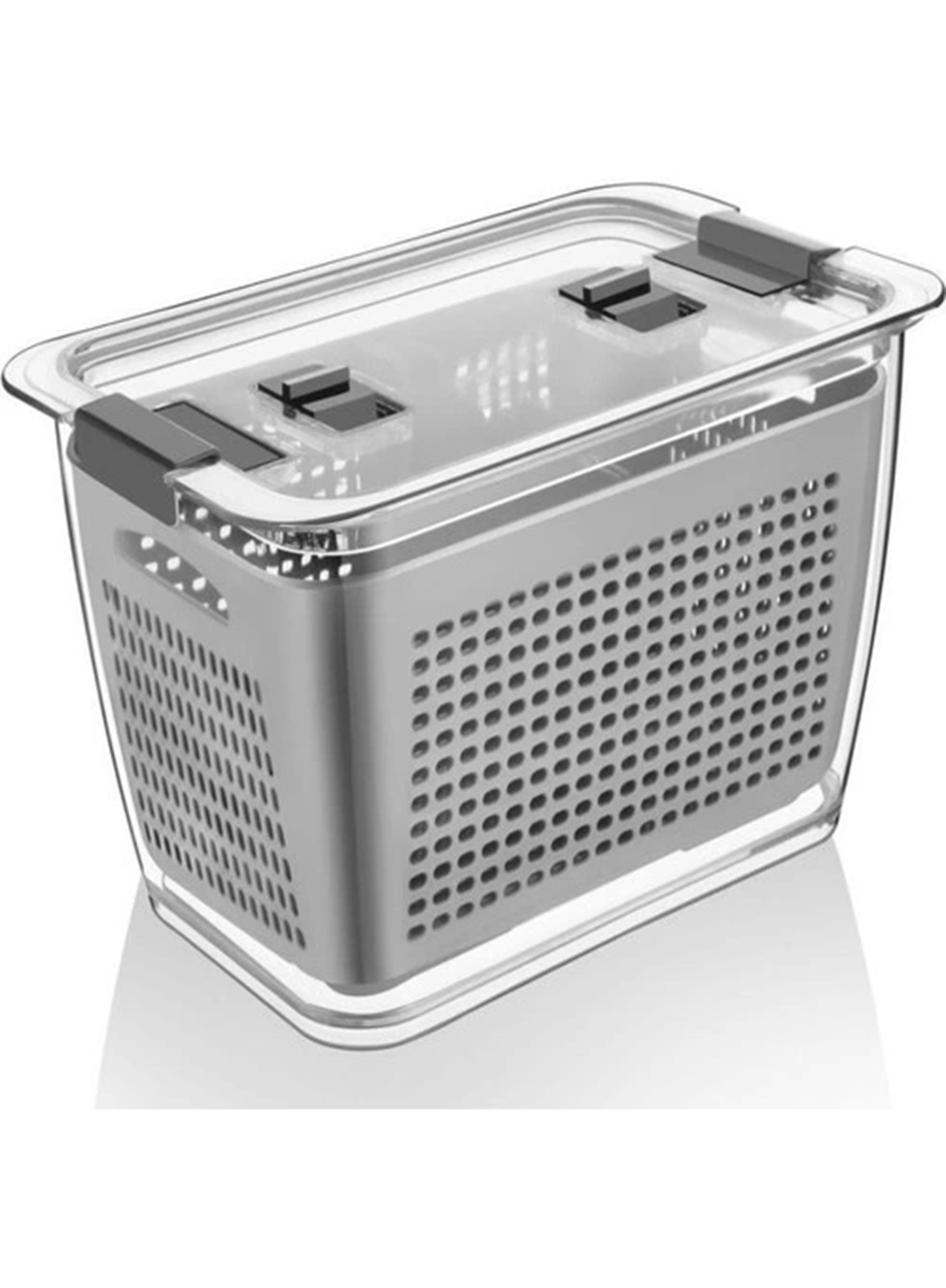 Lossa Süzgeçli ve Bölmeli Organizer Meyve Sebze Saklama Kabı 5 Lt (