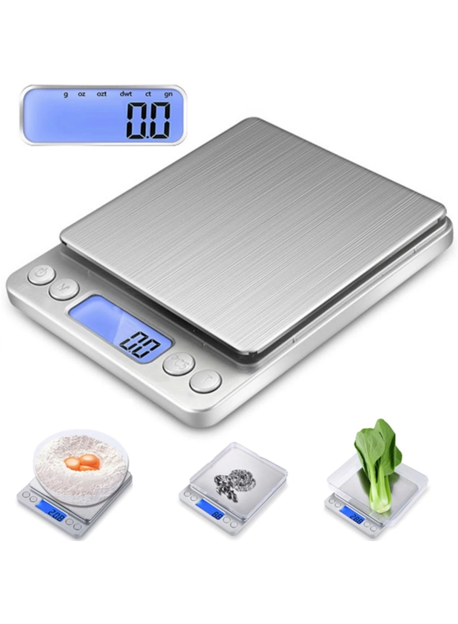 Pratik Dijital Hassas Mutfak Terazisi Hassas Tartı 2000 Gr./0.1 Gr. Hassasiyet (