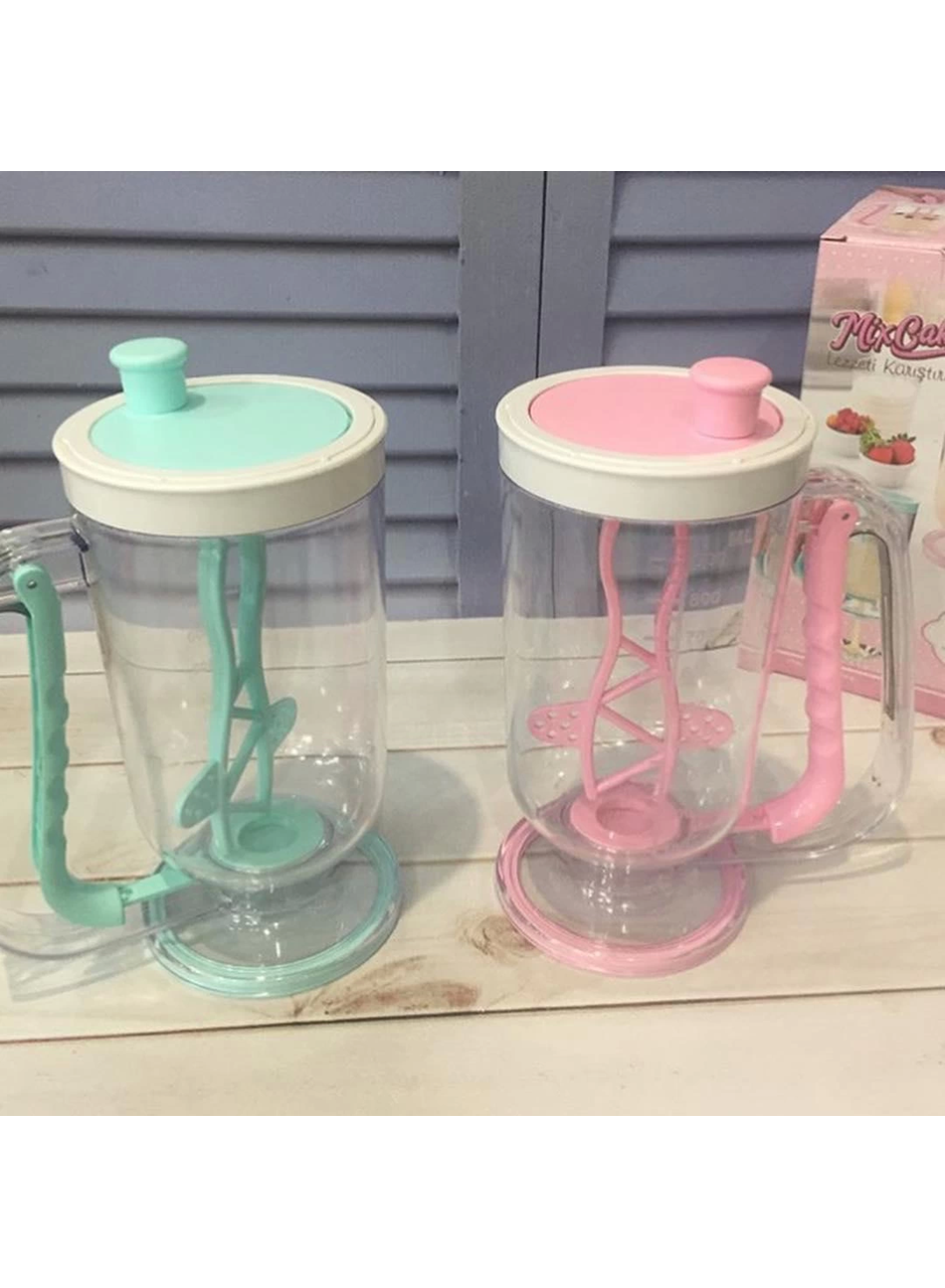 Pratik Ölçekli Pankek Kek Krep Akıtma Makinesi Kolay Kullanım, Cepli Kağıt Havluluk Hediyeli (