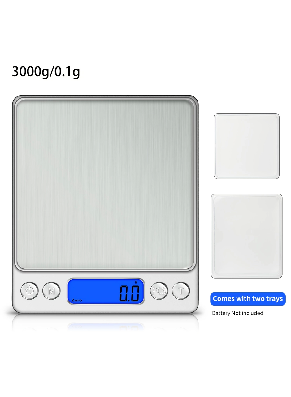 Pratik Dijital Hassas Mutfak Terazisi Hassas Tartı 2000 Gr./0.1 Gr. Hassasiyet (