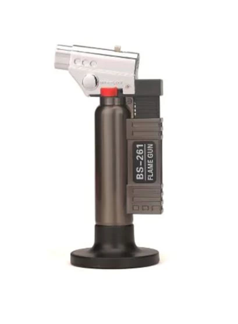 Torch Jet Gazlı Pürmüz Doldurulabilir Tabancalı Alevli Çakmak (