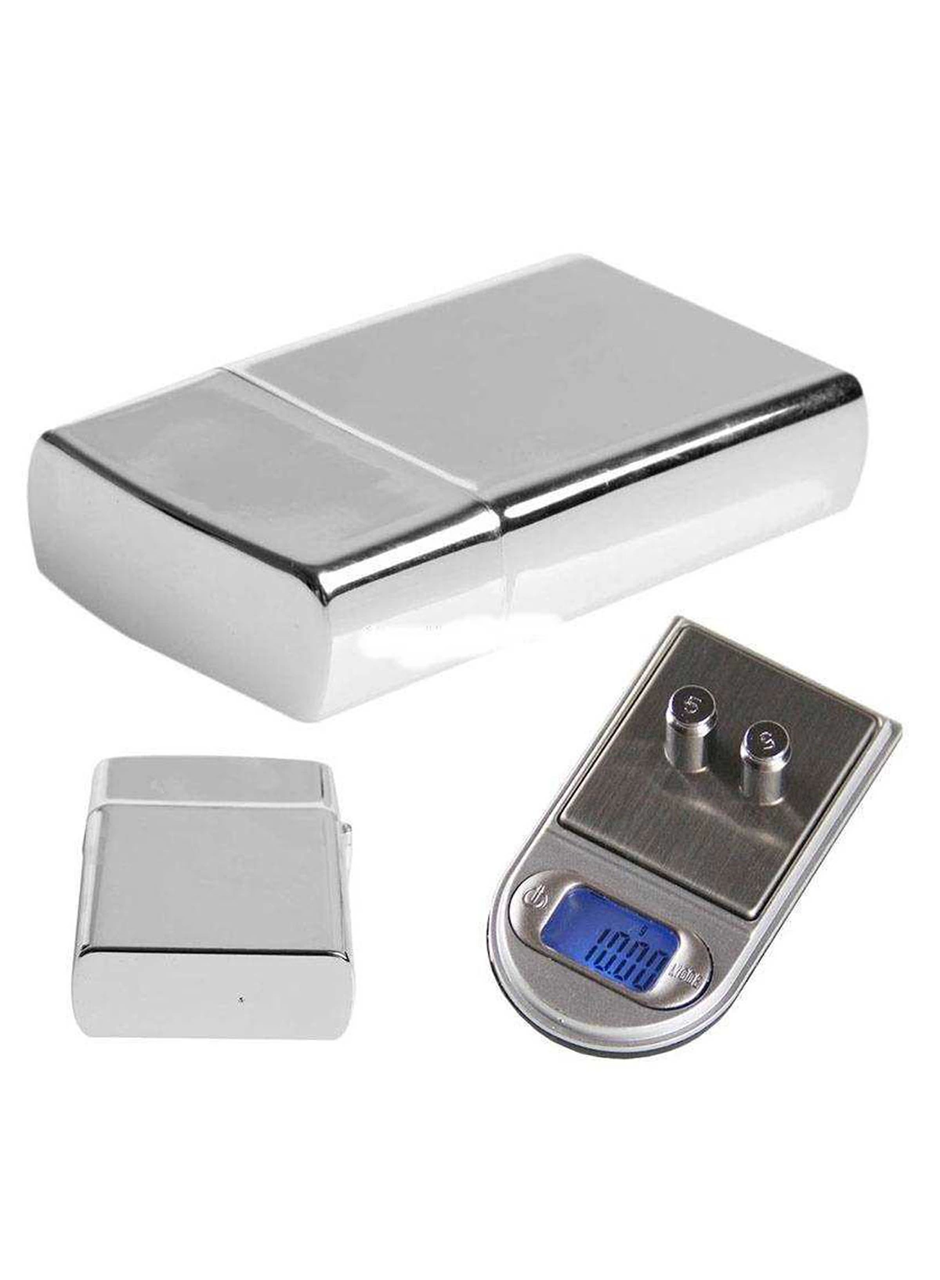 Diamond Zippo Çakmak Şeklinde Kutulu Mini Cep Hassas Dijital Terazi (200gr-0.01) (