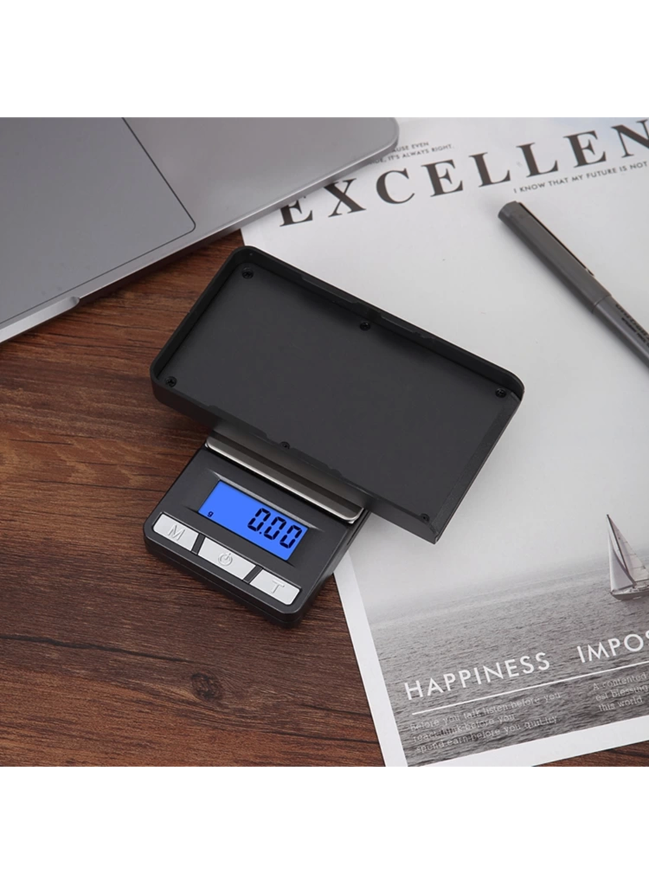 Lcd Ekran Elektronik Hesap Makineli Hassas Dijital Takı Altın Gram Ölçer Terazi (500g 0.1g) (