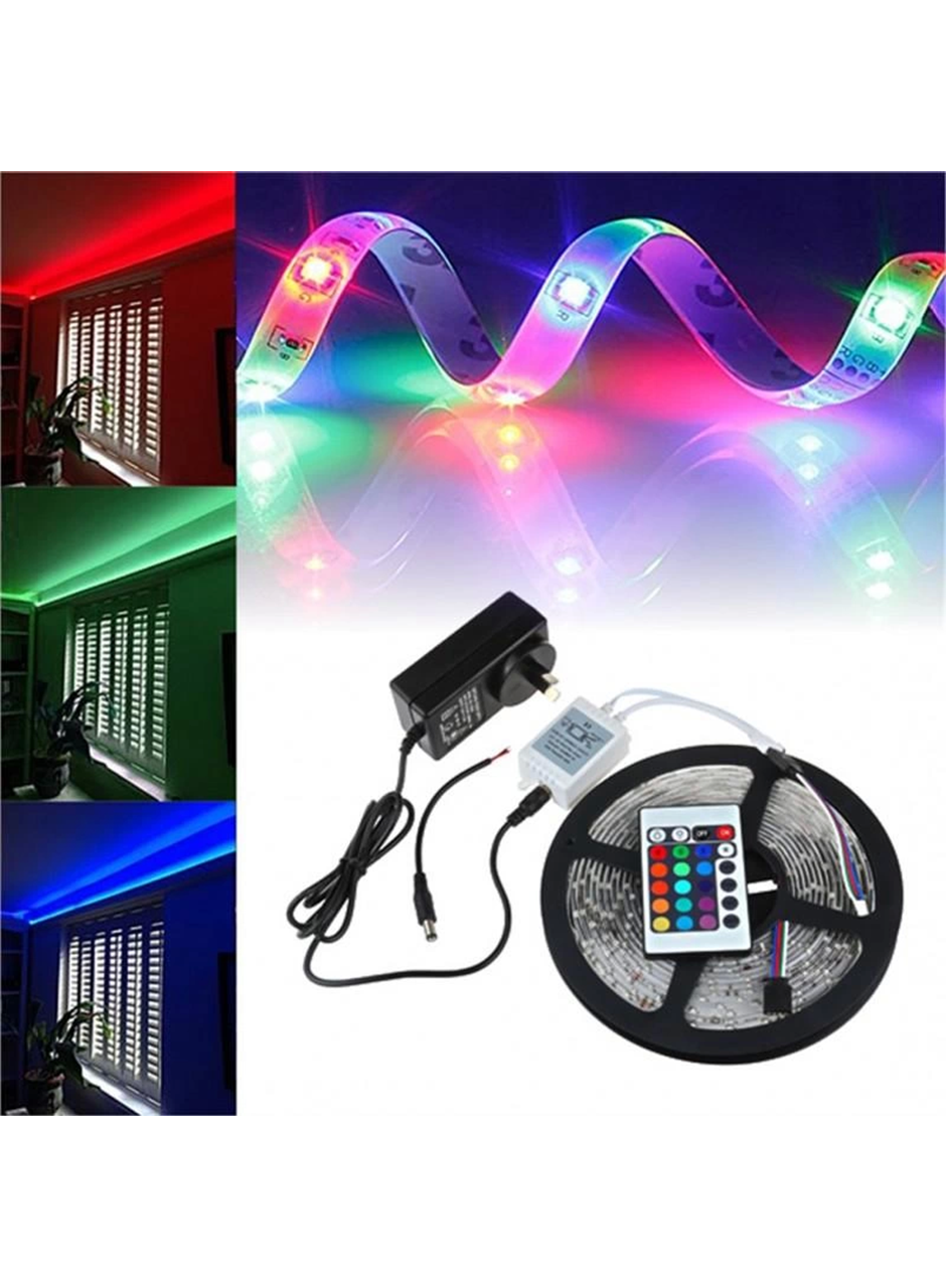 5 Metre Rgb Şerit Led Seti-iç ve Dış Mekan Silikonlu-tak Çalıştır (