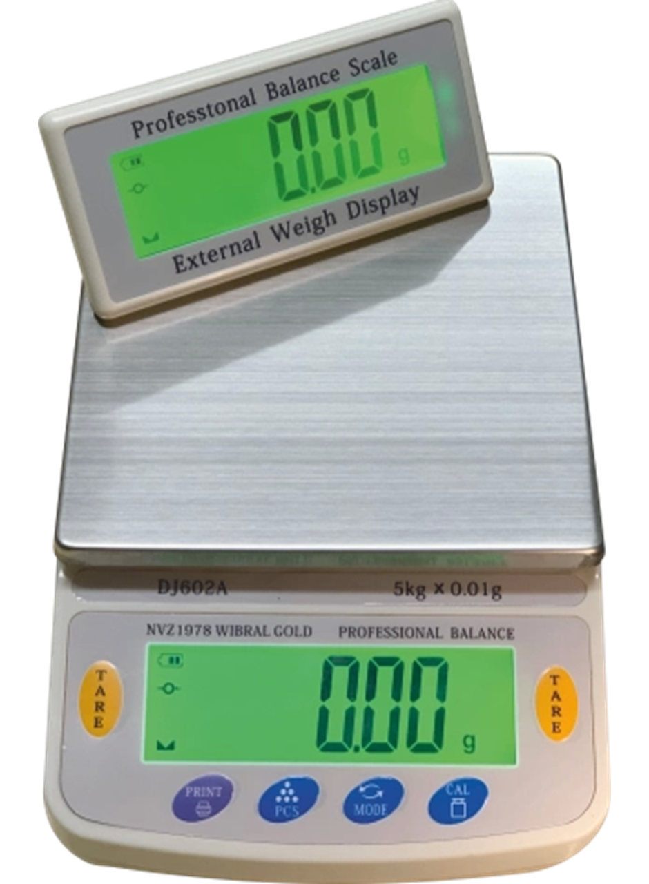 Diamond Dijital Göstergeli Çift Ekran Hassas Terazi Nvz-1978 (5 Kg-0.01) (