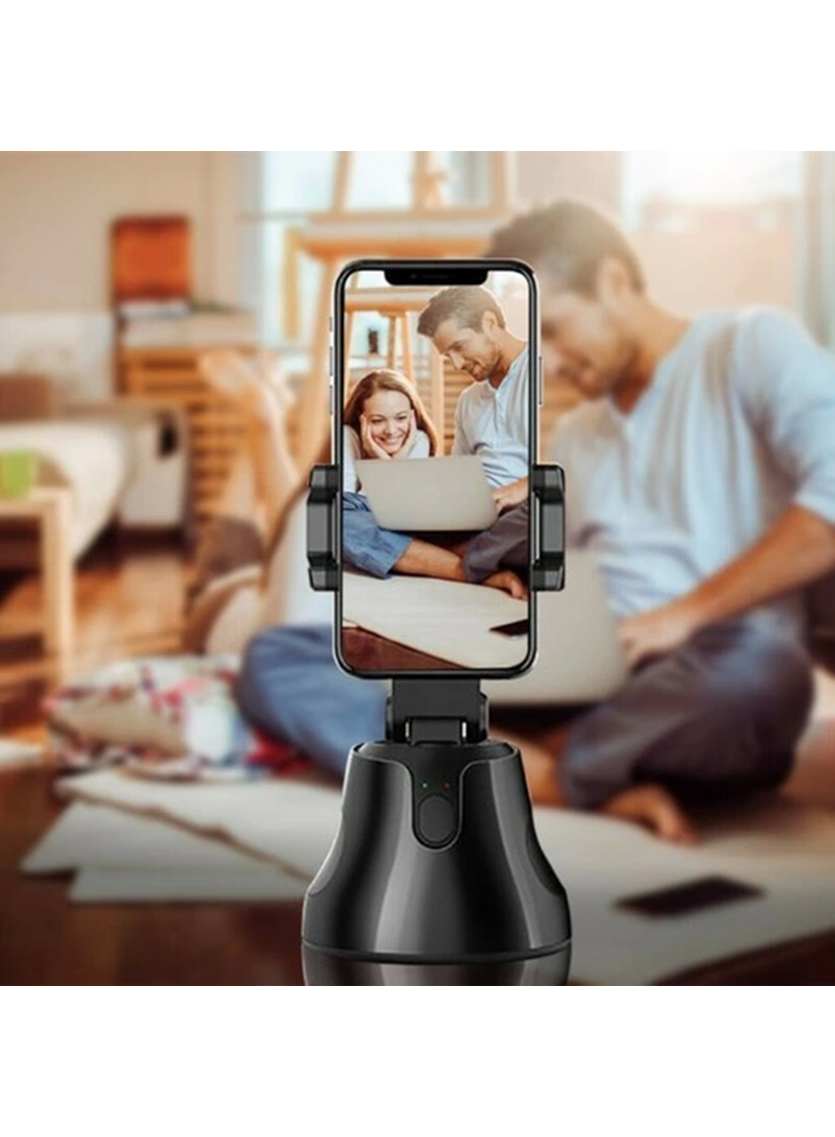 360° Hareket Algılayıcı Sensörlü Akıllı Çekim Selfie Video Takip Tripodu (