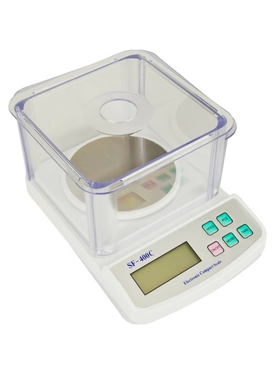 Diamond Plus Dijital Göstergeli Plastik Fanuslu Hassas Terazi Sf-400c (500 Gr-0.01) (