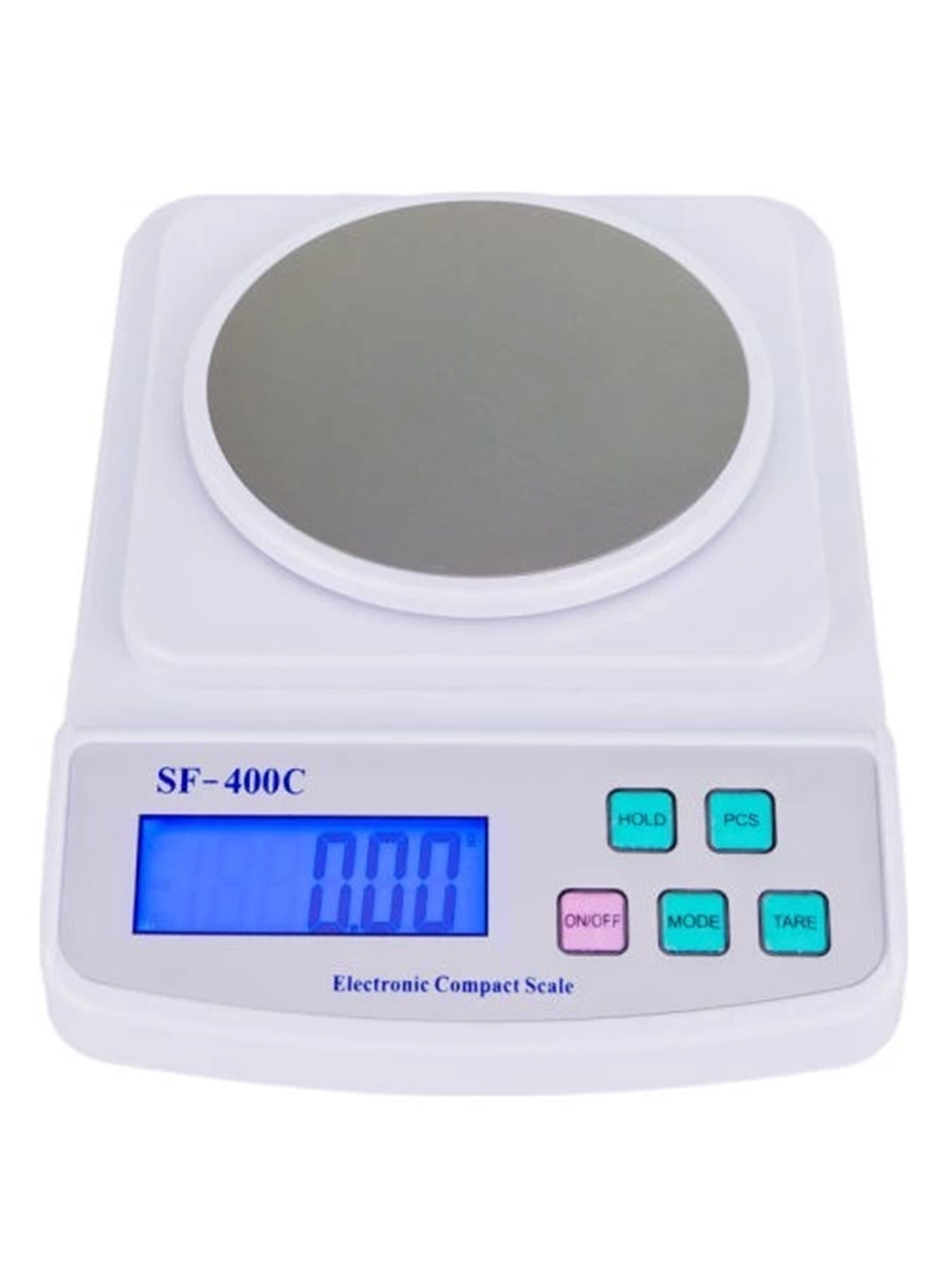 Diamond Plus Dijital Göstergeli Plastik Fanuslu Hassas Terazi Sf-400c (500 Gr-0.01) (