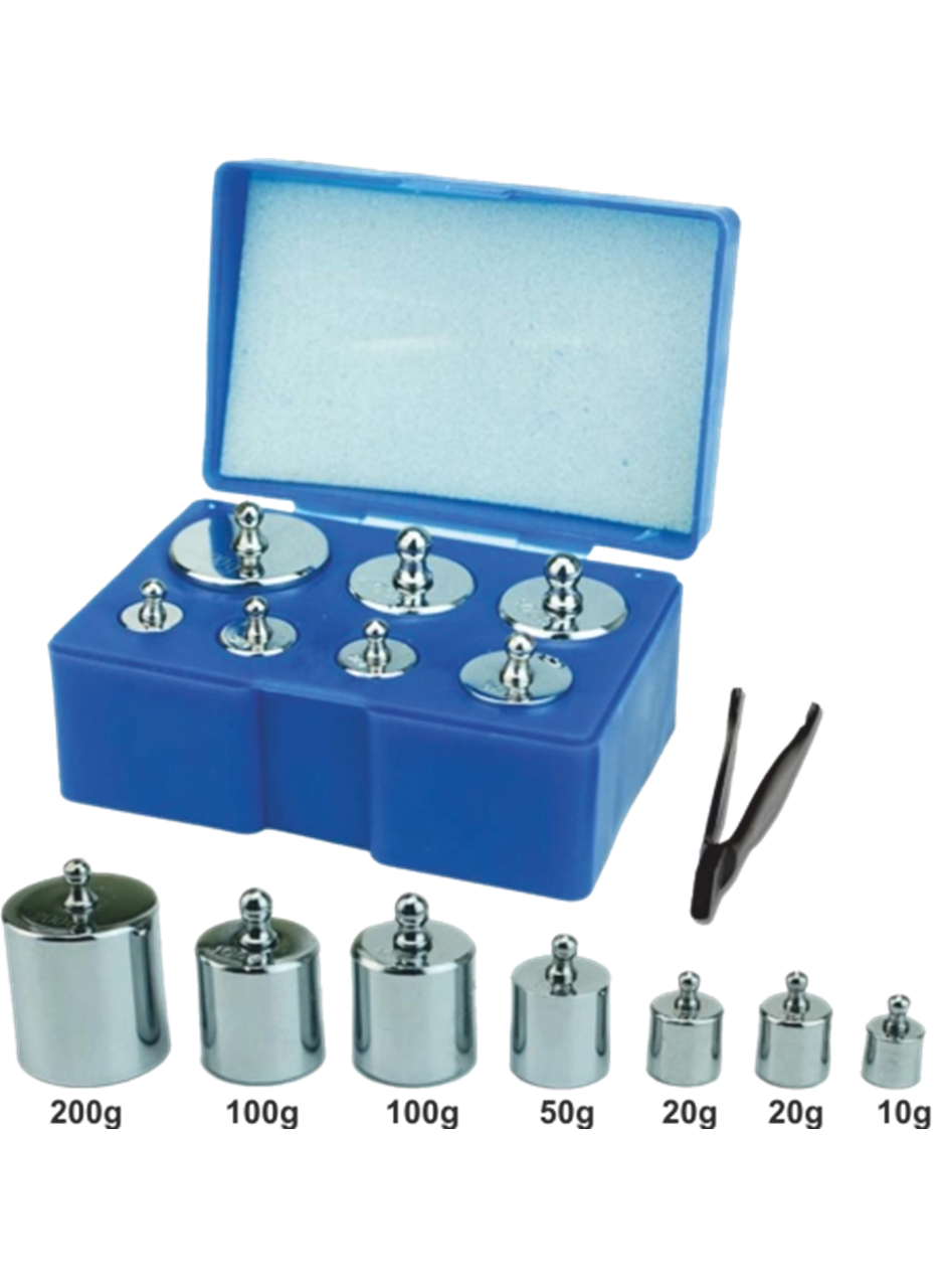 Diamond Terazi 8 Parça Ağırlık Paslanmaz Krom Gram Seti (300gr-200gr-100gr-50gr-20gr-10gr) (