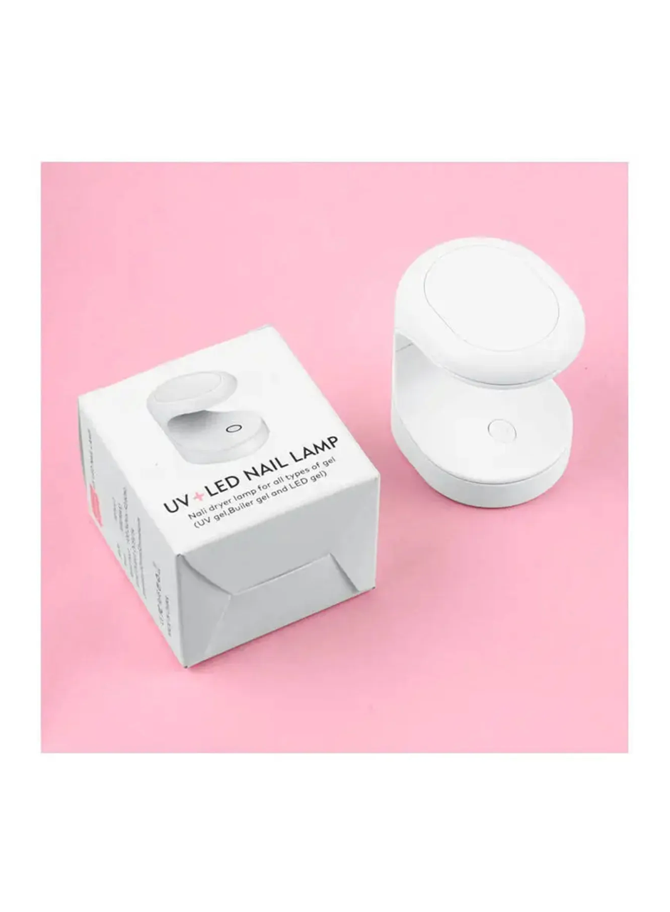 Mini Uv Led Işık Oje Tırnak Kurutucu Tasarımlı Express Protez Tırnak Kiti Kurutma Cilası (