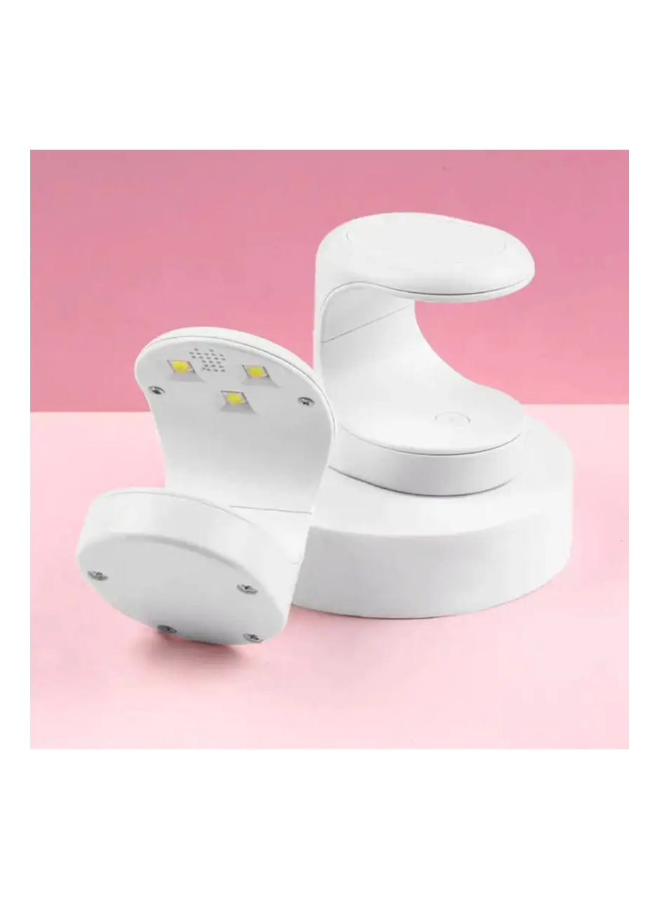 Mini Uv Led Işık Oje Tırnak Kurutucu Tasarımlı Express Protez Tırnak Kiti Kurutma Cilası (