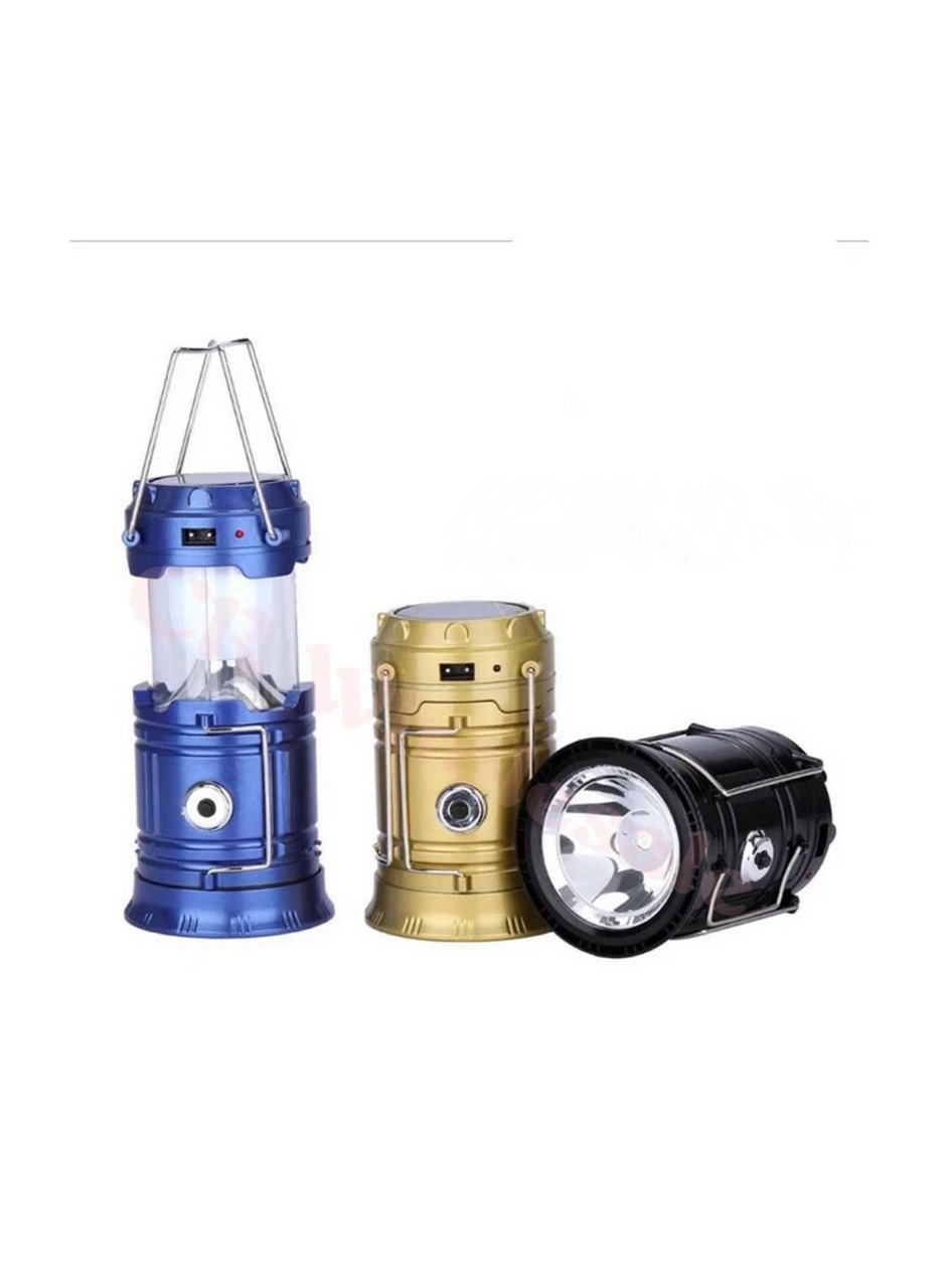 5800T Güneş Enerjili Şarj Edilebilir USB Girişli Kamp Feneri (