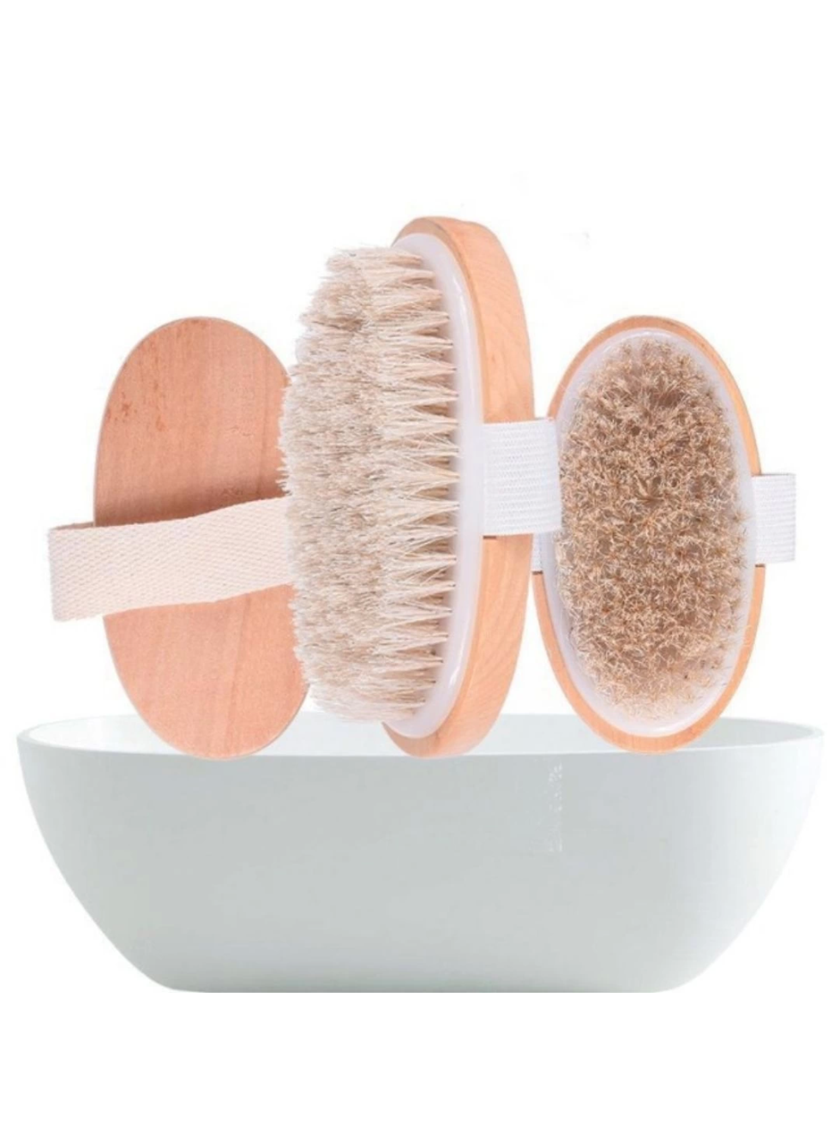 İnstyler Döner Demirli ve At Kılı Selülit Fırçası Seti - Saçınızı Şekillendirin (