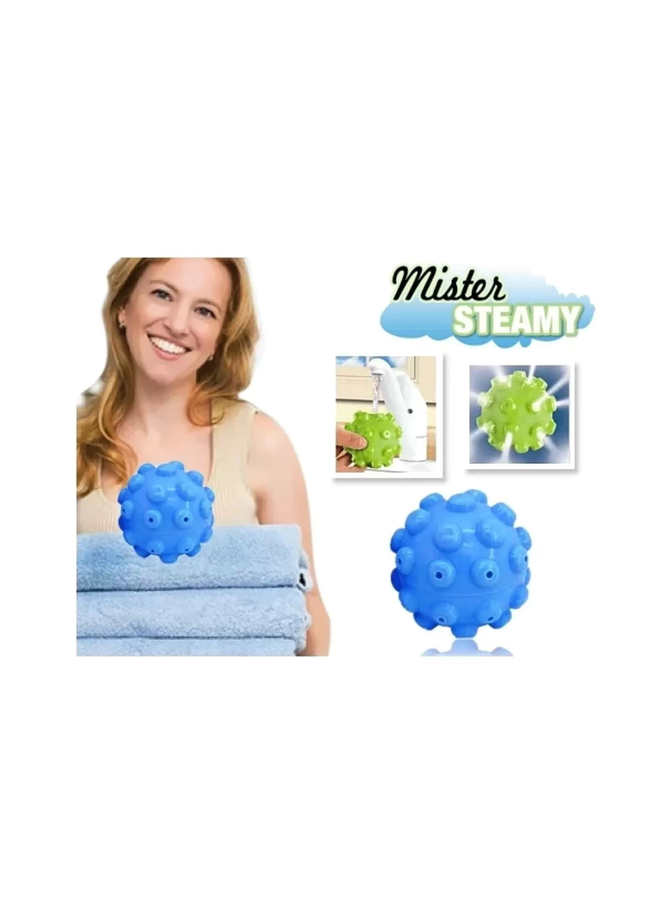 Mister Steamy Buharlı Çamaşır Kurutma ve Ütü Topları (2'li) (