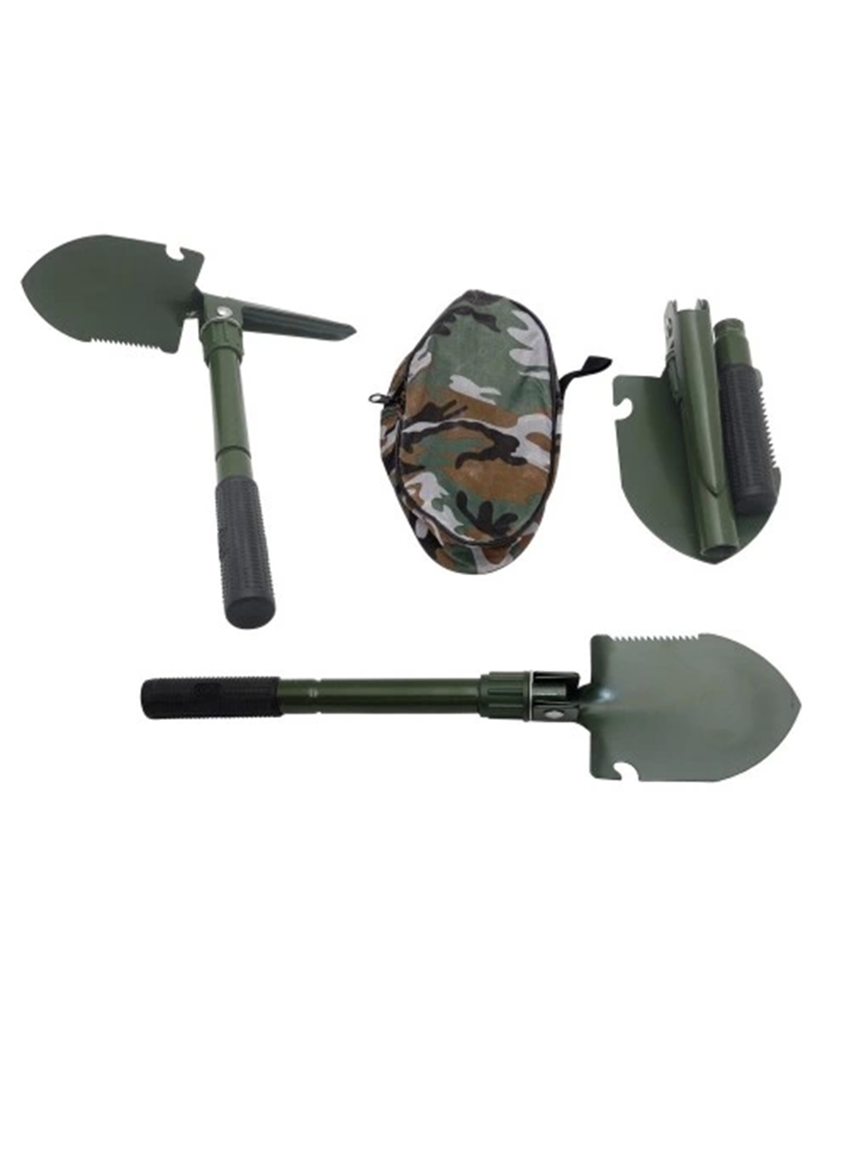 -Mini Multi-fonksiyonel Askeri Katlanır Taşınabilir Kürek (