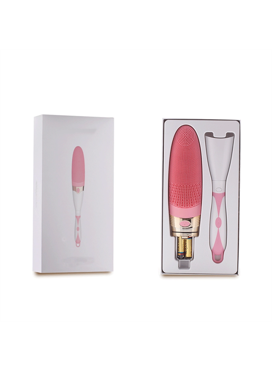 360° Dönebilen Pilli Titreşimli Kauçuk Duş Masaj Fırçası Rahatlatıcı (