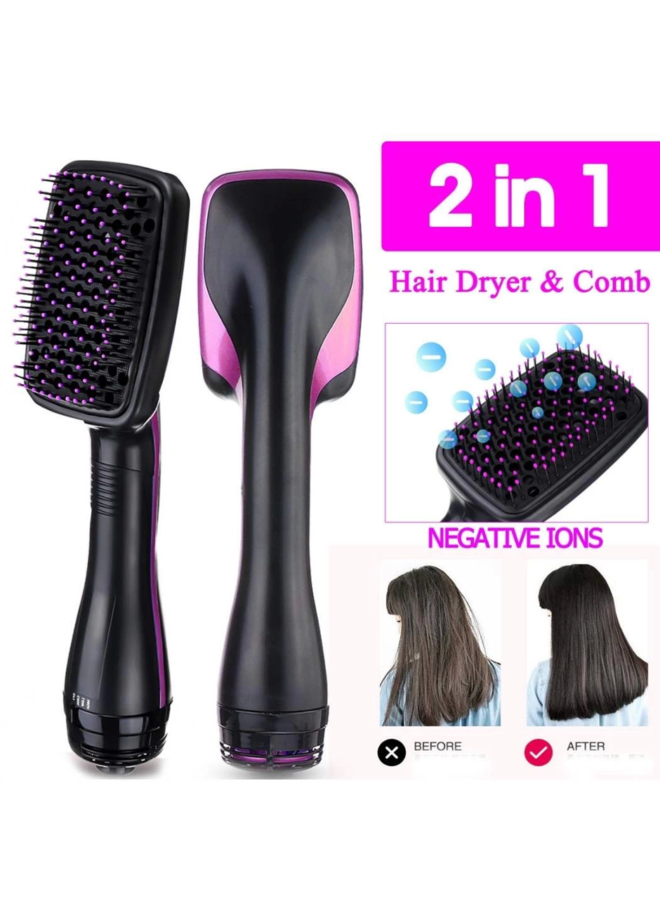 Elektrikli Hava Üflemeli 2 İn 1 Saç Düzleştirici Fön Tarağı (