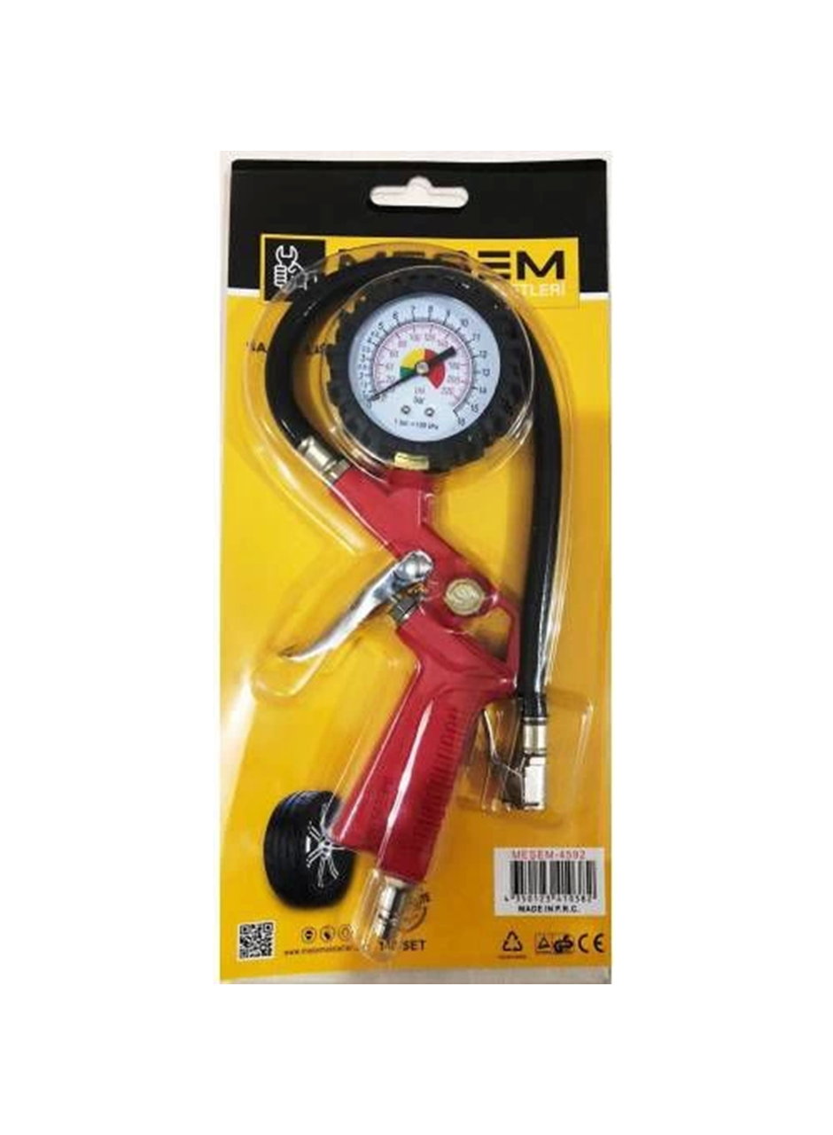 Meşem Saatli Lastik Şişirme Tabancası Profesyonel Hava Saati Ölçme (