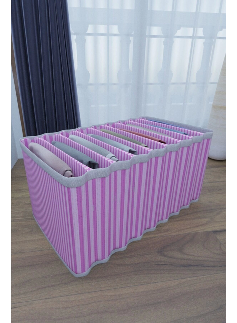 8 Bölmeli Dolap ve Çekmece Içi Düzenleyici Akordiyon Organizer L-00517 (3 Adet) (