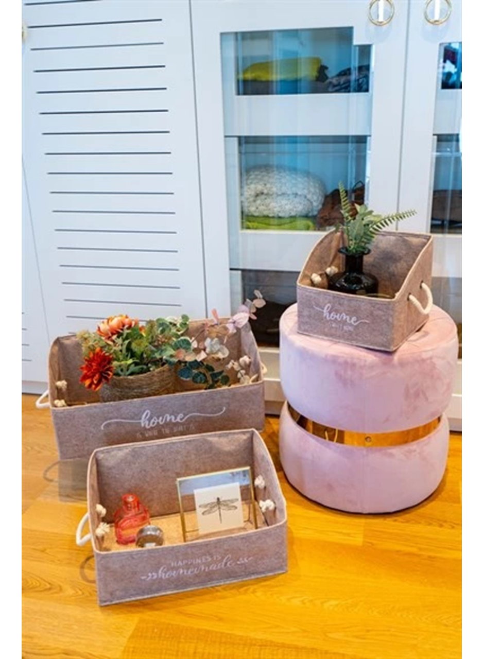 2 Adet Keçe Raf Organizer Seti Mega/maxi/Kutu Organizer (