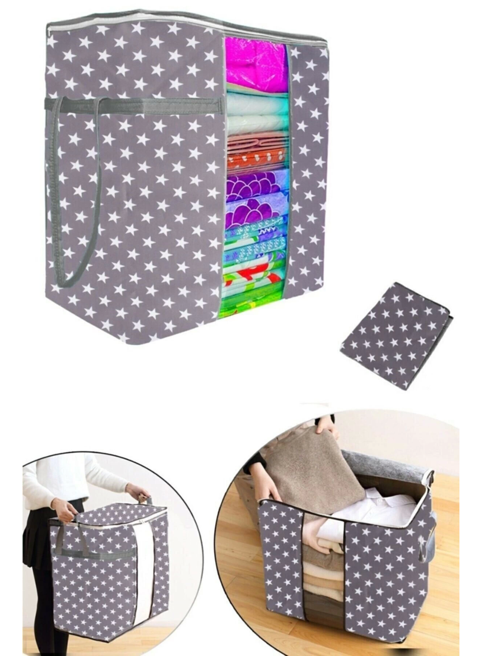 12 Adet Pencereli Hurç Mega Boy Çok Amaçlı Düzenleyici 40x40x75 Cm 0256 (