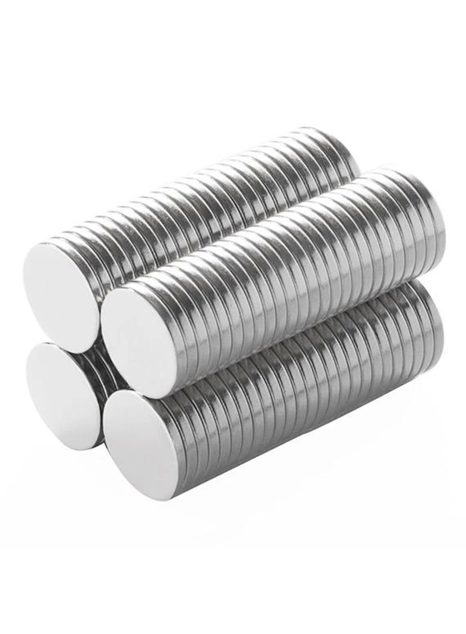N35 12x2 Mm Neodyum Mıknatıs 50 Adet, Yuvarlak, Nikel Kaplamalı Kaliteli ve Dayanıklı Ürün (
