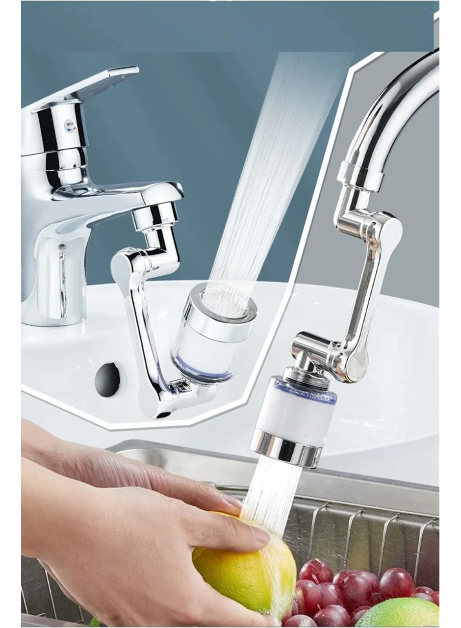 1080 ° Derece Dönebilen Filtreli Lavabo Musluk Başlığı (