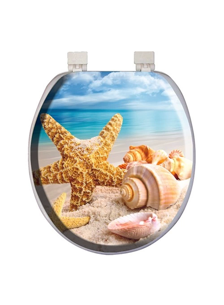 Yumuşak Süngerli Puf Klozet Kapağı Desenli (