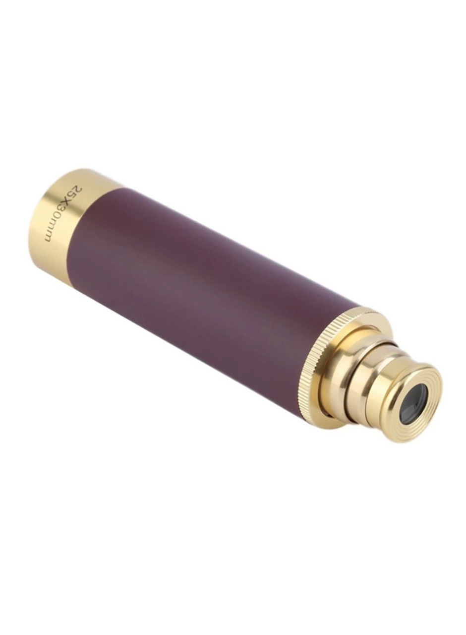 25x30 Panda Korsan Dürbün Deri Kaplama Avuç İçi Monoküler Dürbün (