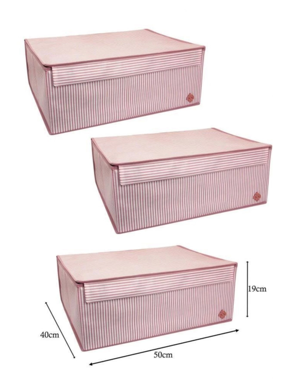 Düzenleyici Kutu Organizer Cırtlı Saklama Hurç Maxi Boy 30cm X 40cm X 50cm (5 Adet) (