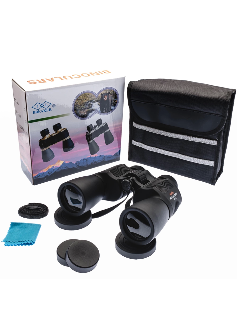 7x50 Wd2 çift Göz Ayarlı Profesyonel El Dürbünü – 1000m/56m – Siyah (