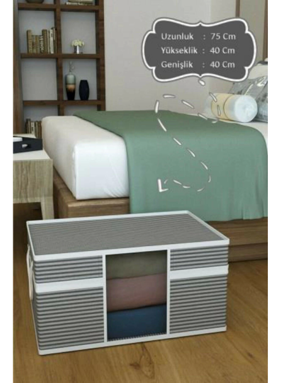 Mega Boy Pencereli Hurç Çok Amaçlı Düzenleyici Saklama Kutusu 40x40x75 Cm 0256 (