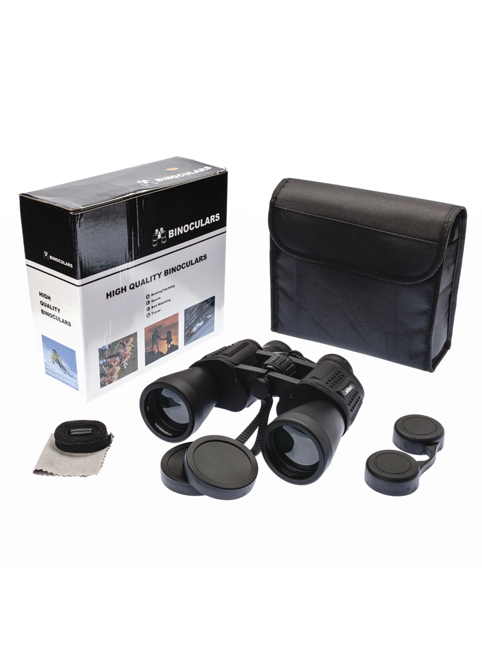 7x50 – Geniş ön Mercekli Profesyonel El Dürbünü – 1000m/56m – Siyah V3 (