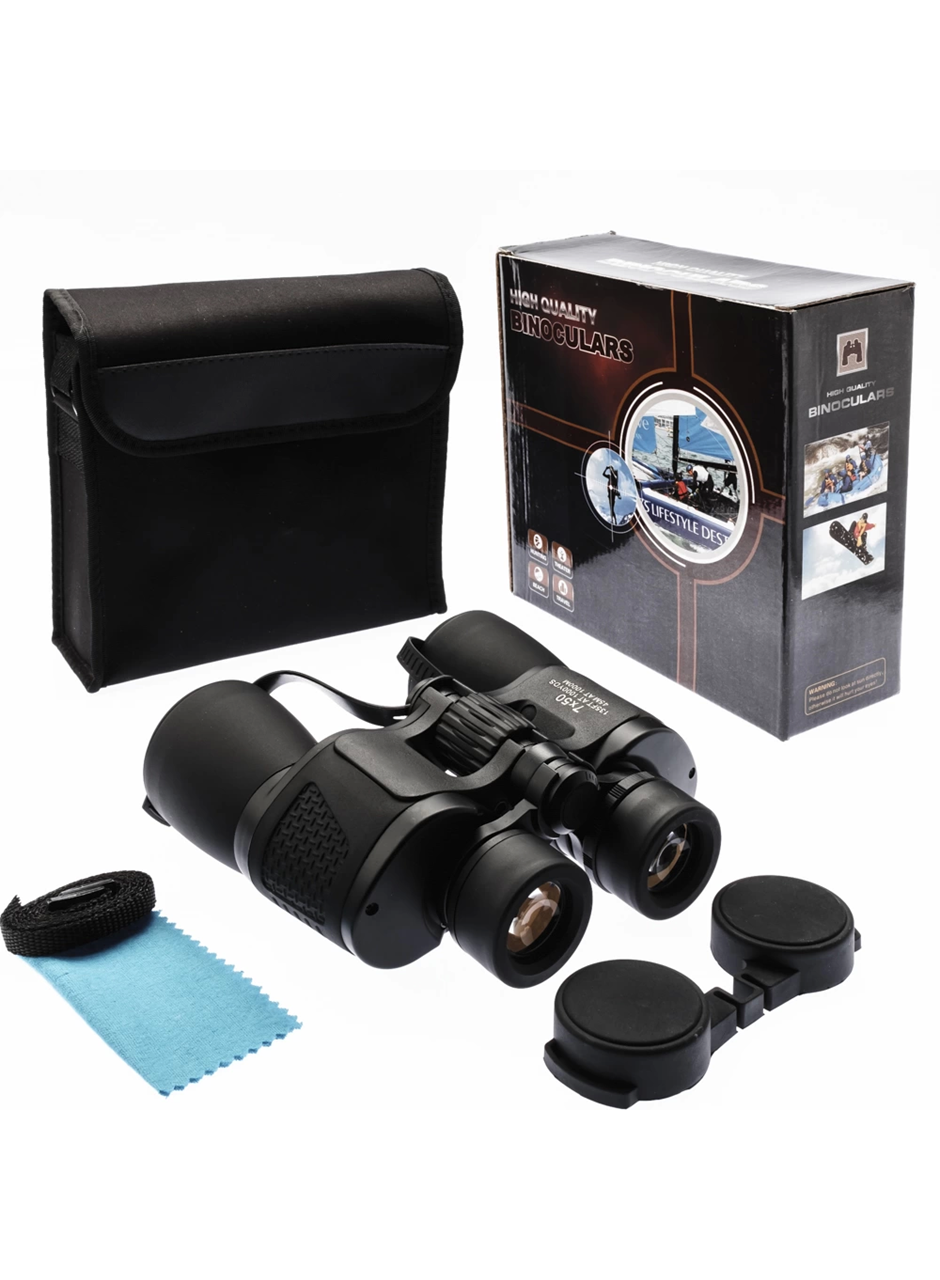 Nico 7x50 Yüksek Kaliteli Büyük Göz Mercekli Profesyonel Dürbün- 1000m/56m (